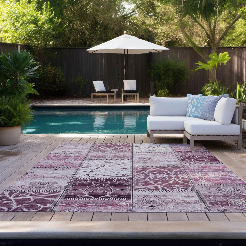 Chantille ACN566 Red 5' x 7'6" Rug. Picture 10