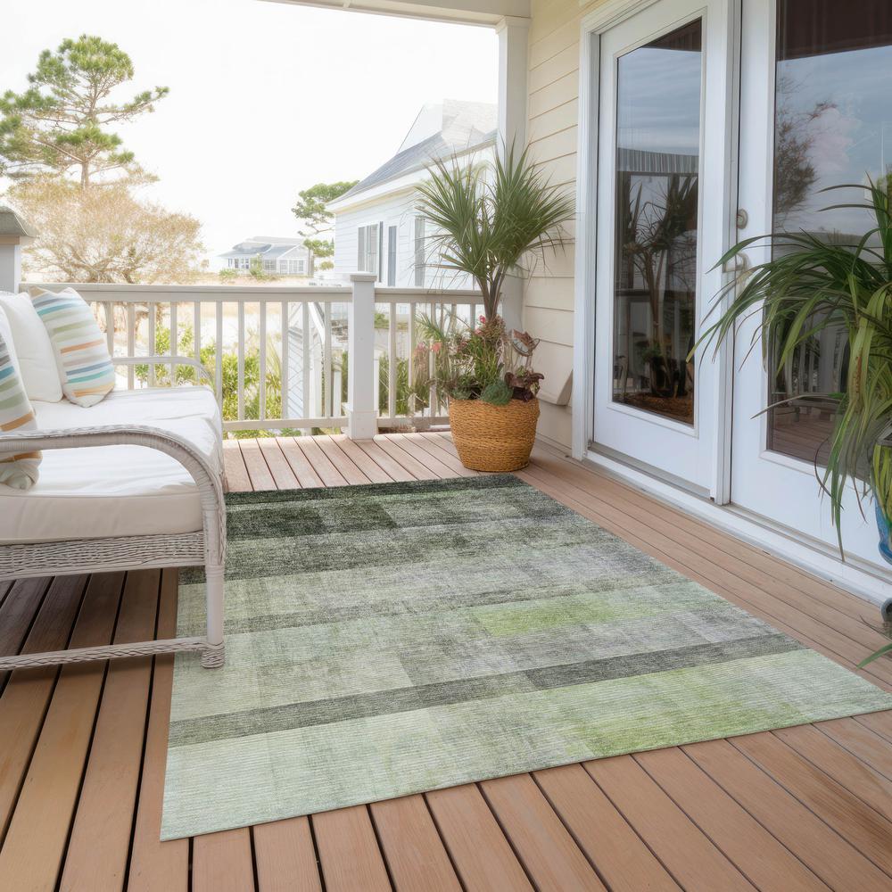 Chantille ACN568 Green 5' x 7'6" Rug. Picture 8