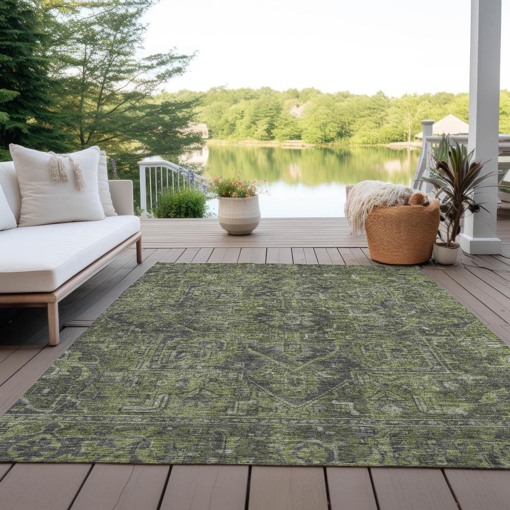 Chantille ACN571 Green 5' x 7'6" Rug. Picture 8