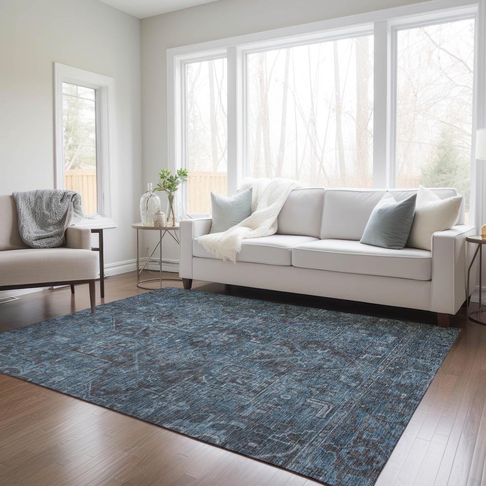 Chantille ACN571 Blue 5' x 7'6" Rug. Picture 6
