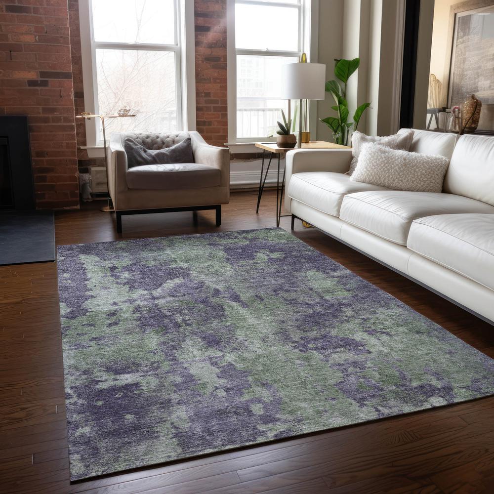 Chantille ACN573 Purple 5' x 7'6" Rug. Picture 6