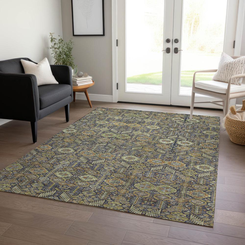 Chantille ACN574 Orange 5' x 7'6" Rug. Picture 6
