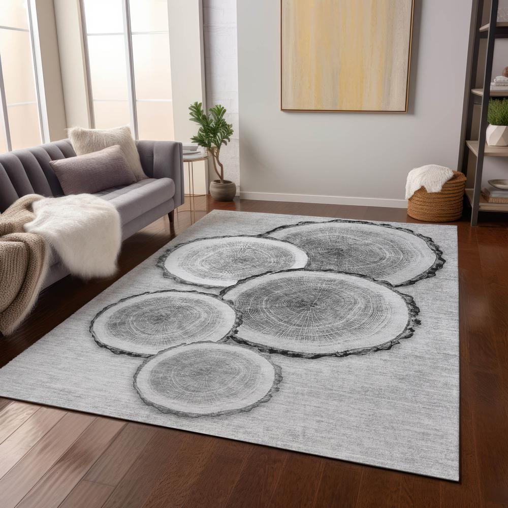 Chantille ACN575 Gray 5' x 7'6" Rug. Picture 7