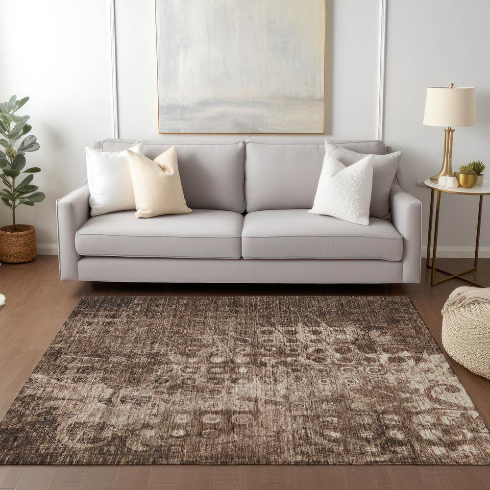 Chantille ACN577 Brown 5' x 7'6" Rug. Picture 6