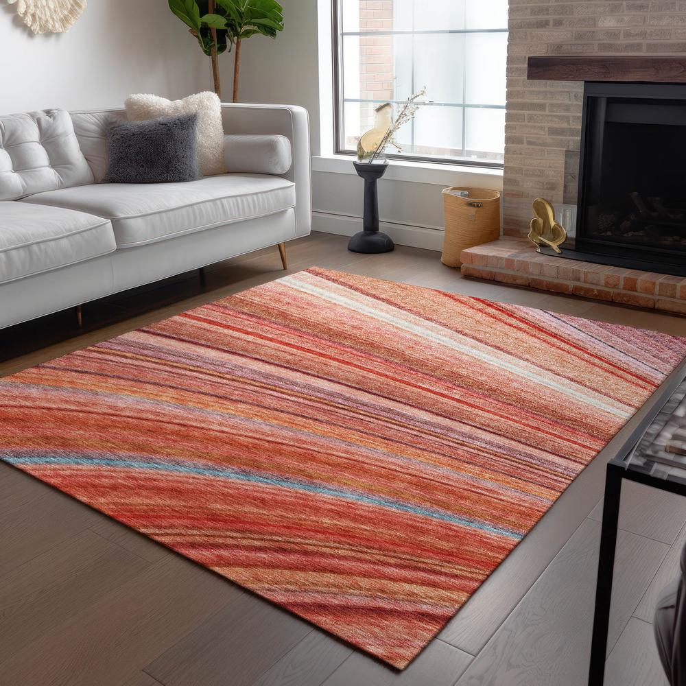 Chantille ACN585 Orange 5' x 7'6" Rug. Picture 7