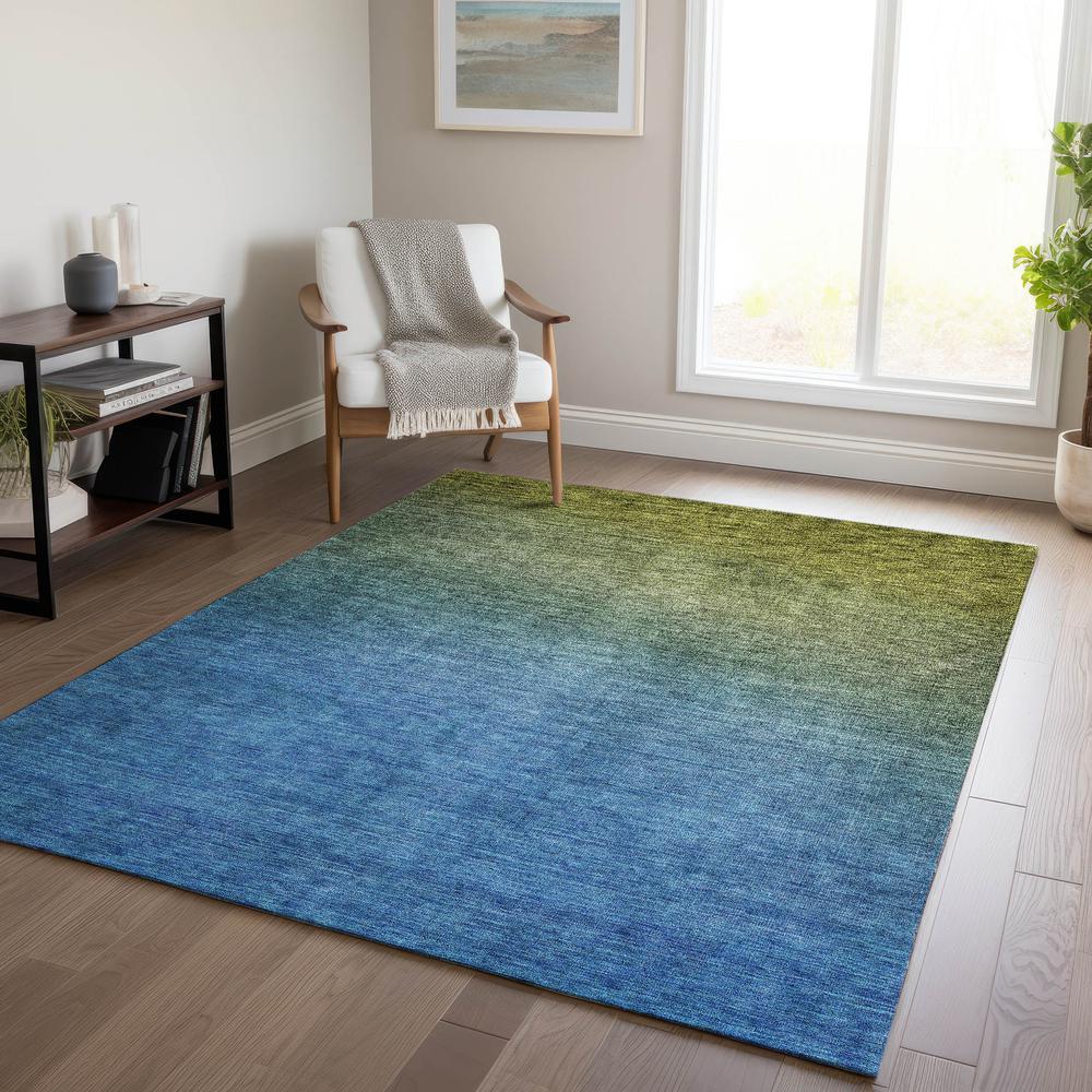 Chantille ACN587 Green 5' x 7'6" Rug. Picture 7