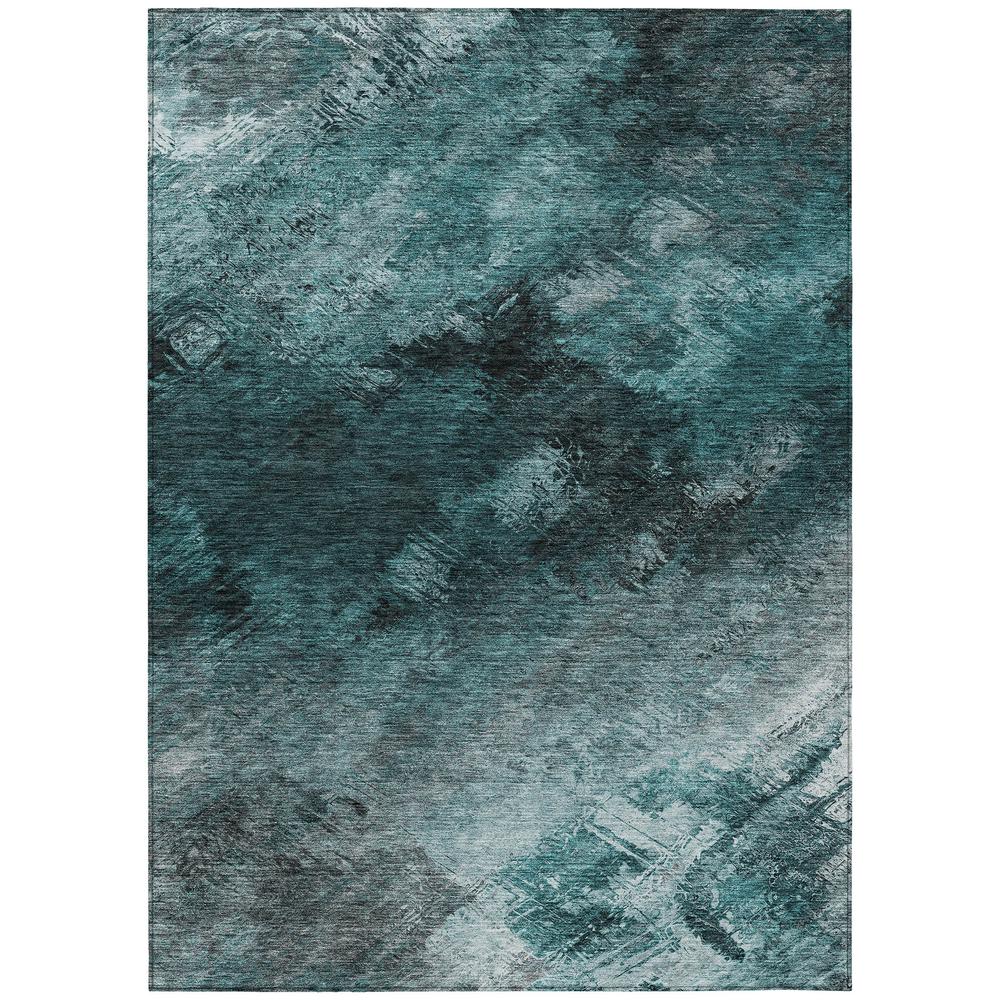 Chantille ACN590 Teal 5' x 7'6" Rug. Picture 1