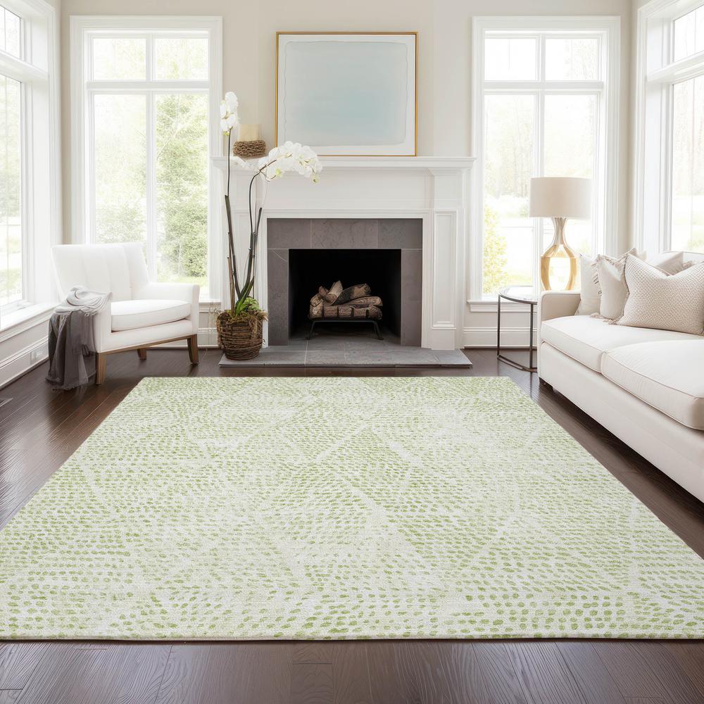 Chantille ACN591 Green 5' x 7'6" Rug. Picture 7