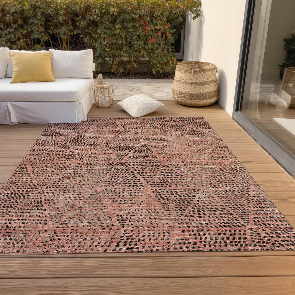 Chantille ACN591 Orange 3' x 5' Rug. Picture 8