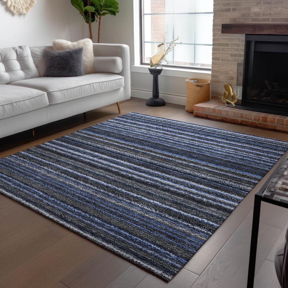 Chantille ACN598 Blue 5' x 7'6" Rug. Picture 7