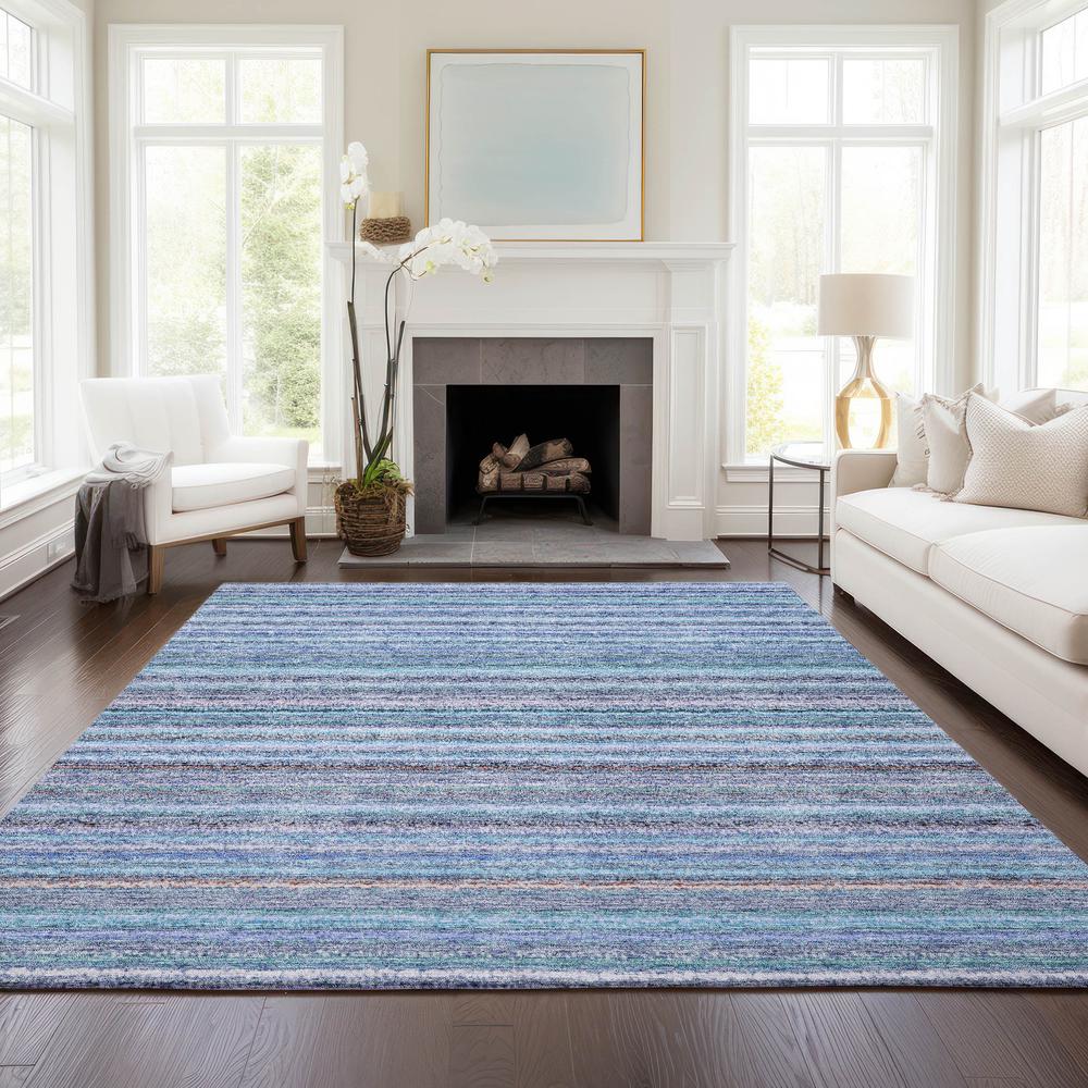 Chantille ACN598 Blue 5' x 7'6" Rug. Picture 6