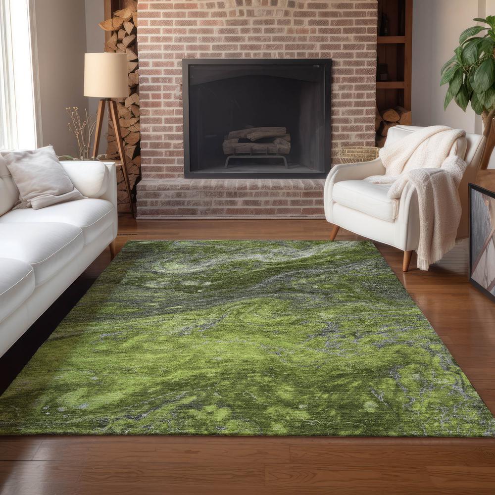 Chantille ACN599 Green 5' x 7'6" Rug. Picture 6