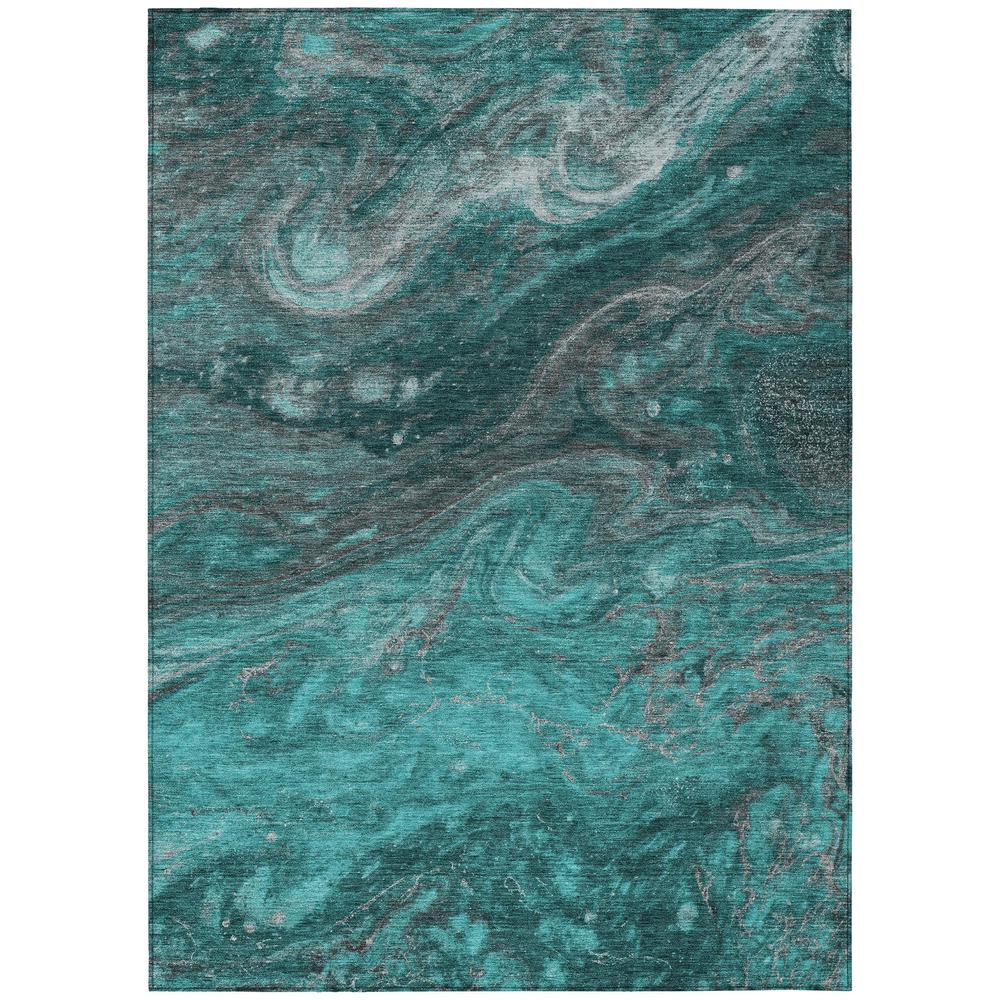 Chantille ACN599 Teal 5' x 7'6" Rug. Picture 1