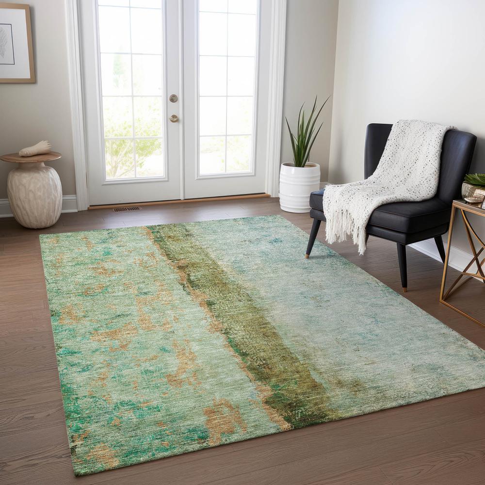 Chantille ACN605 Green 5' x 7'6" Rug. Picture 6