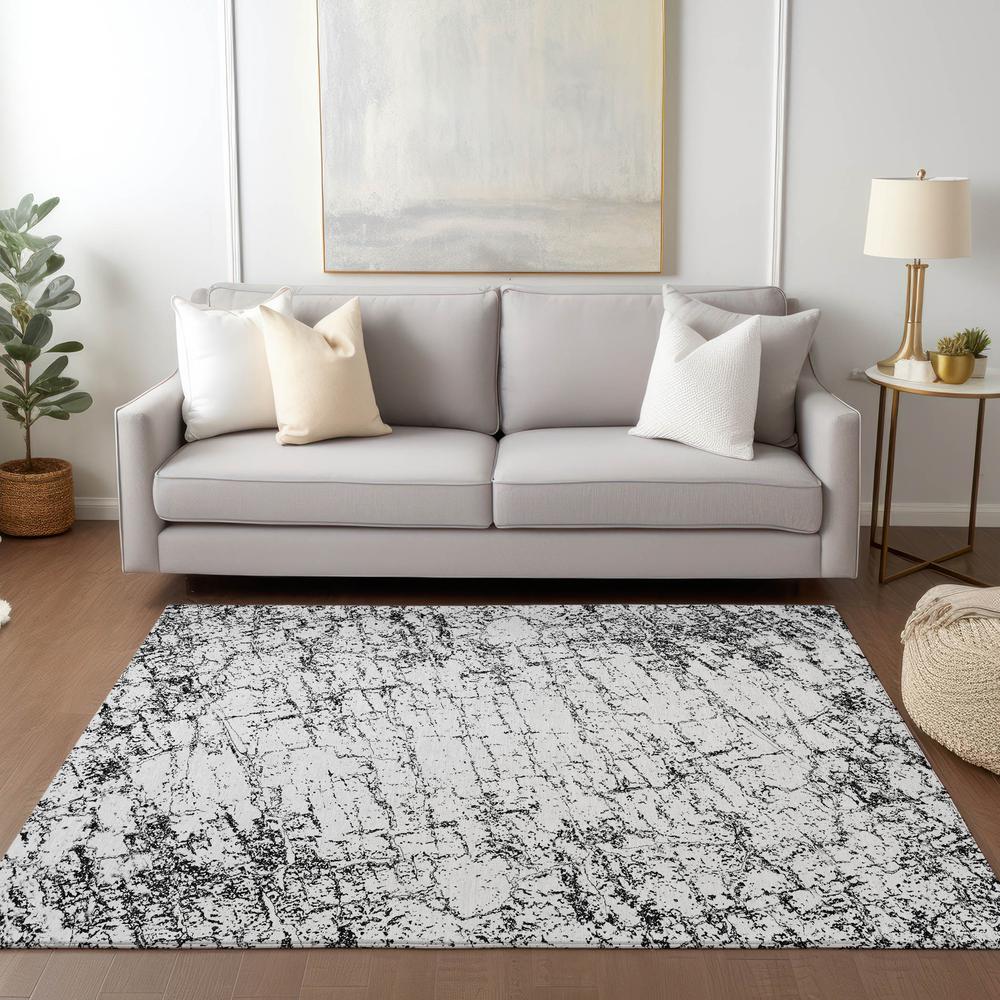 Chantille ACN606 Black 5' x 7'6" Rug. Picture 7