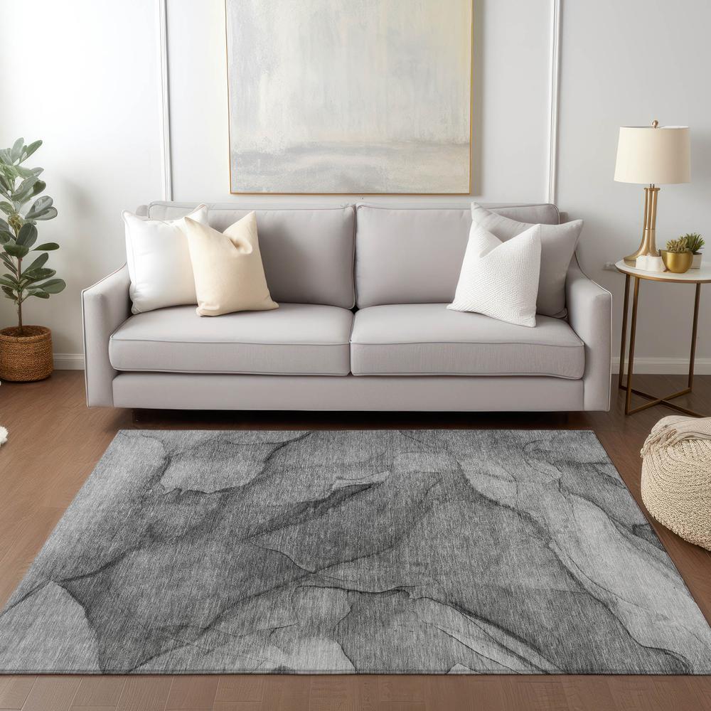 Chantille ACN607 Gray 5' x 7'6" Rug. Picture 6