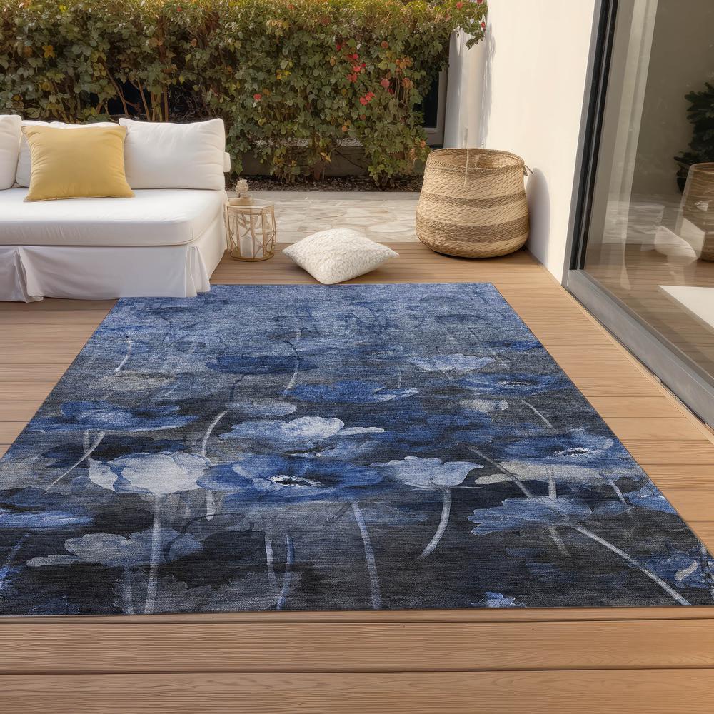 Chantille ACN613 Blue 3' x 5' Rug. Picture 9