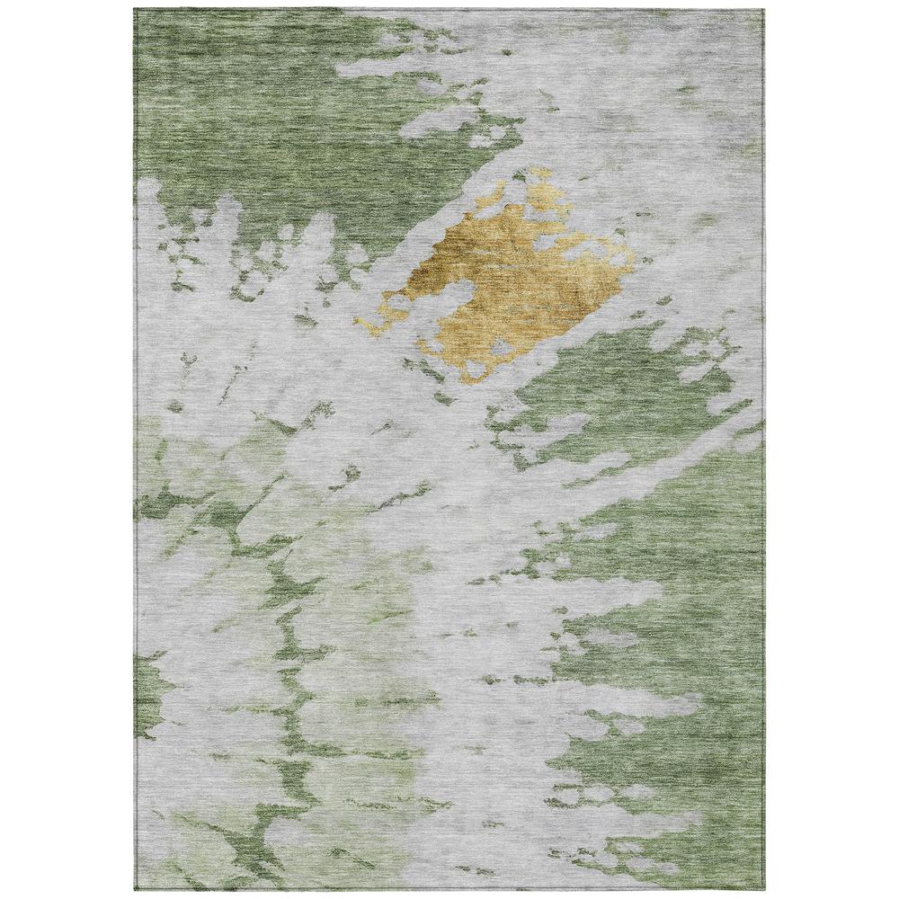Chantille ACN614 Green 5' x 7'6" Rug. Picture 1
