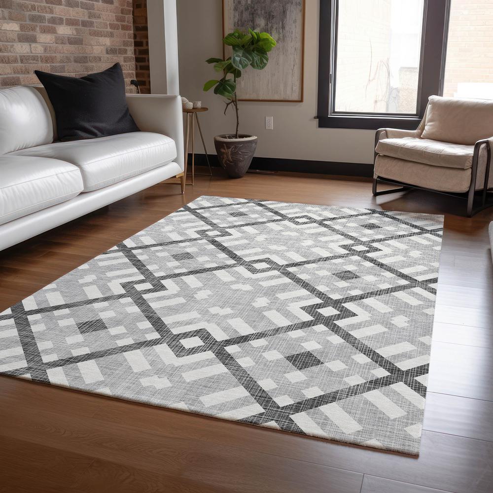 Chantille ACN616 Gray 5' x 7'6" Rug. Picture 6