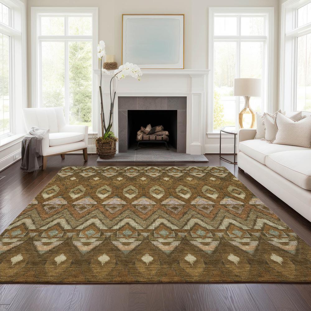 Chantille ACN617 Brown 5' x 7'6" Rug. Picture 6