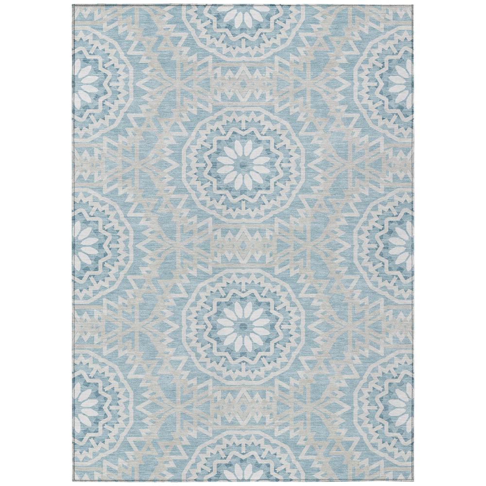 Chantille ACN619 Blue 5' x 7'6" Rug. Picture 1