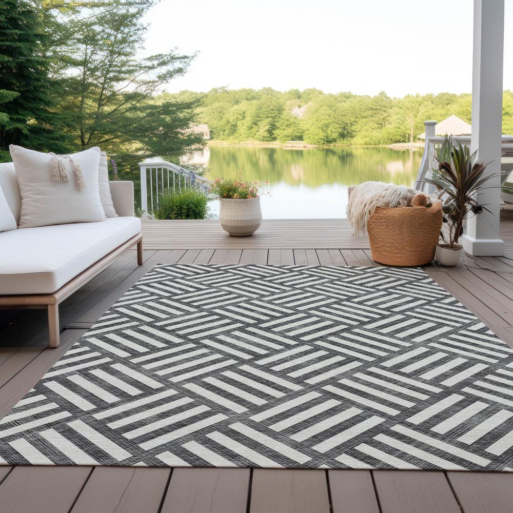 Chantille ACN620 Black 3' x 5' Rug. Picture 8