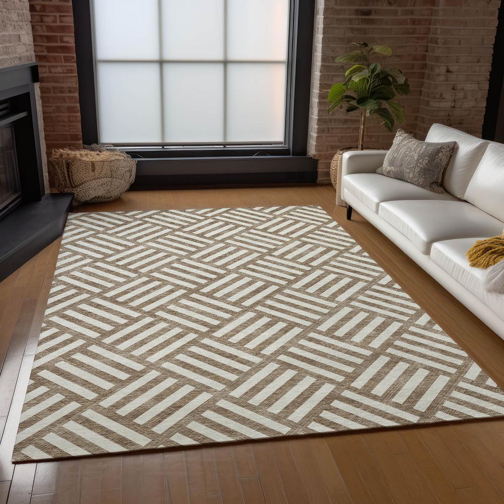 Chantille ACN620 Brown 5' x 7'6" Rug. Picture 7