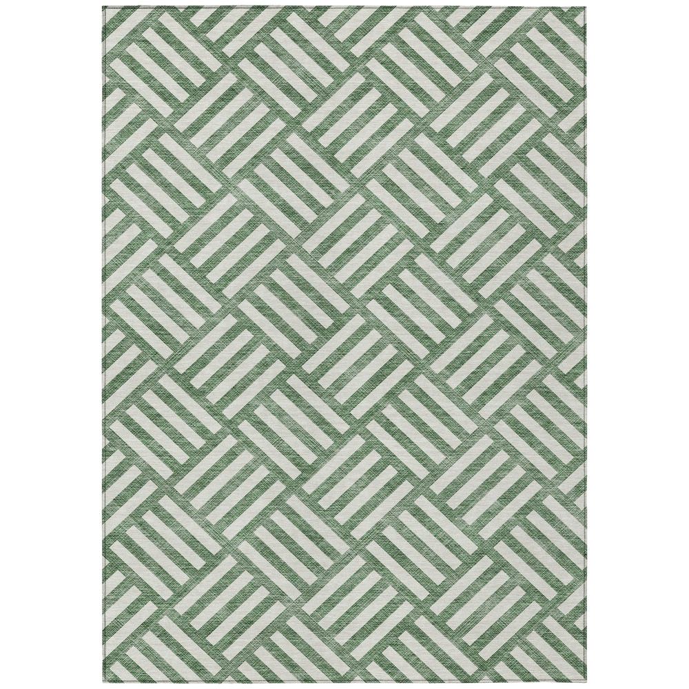 Chantille ACN620 Green 5' x 7'6" Rug. Picture 1