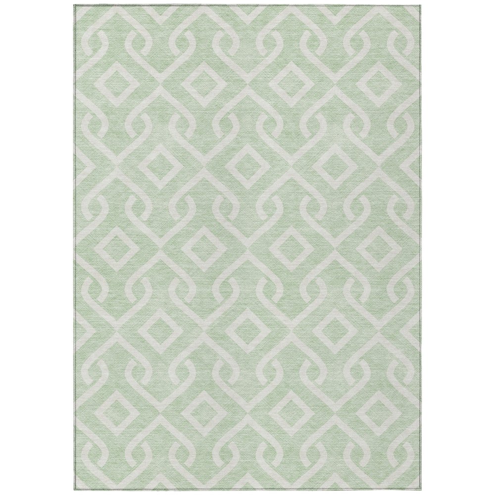 Chantille ACN621 Green 5' x 7'6" Rug. Picture 1