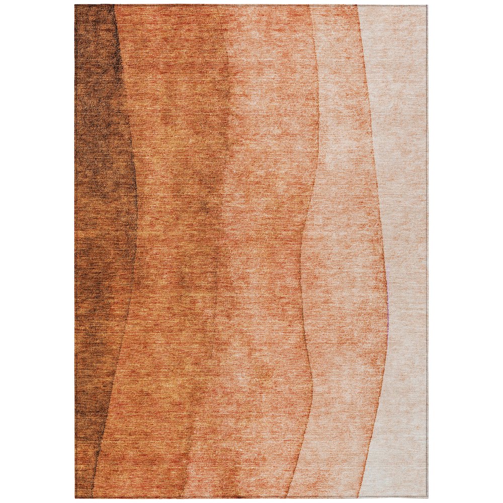 Chantille ACN625 Orange 5' x 7'6" Rug. Picture 1
