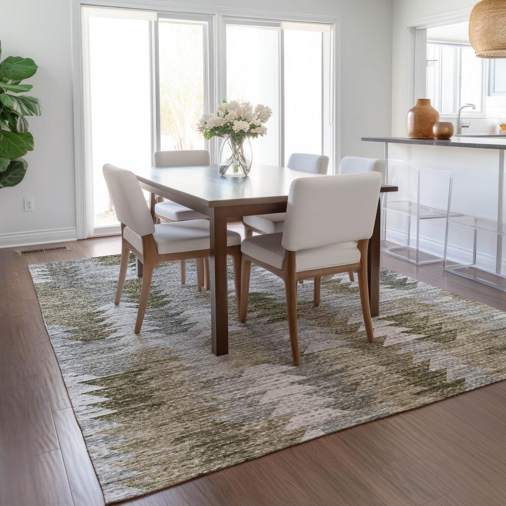 Chantille ACN632 Brown 5' x 7'6" Rug. Picture 7