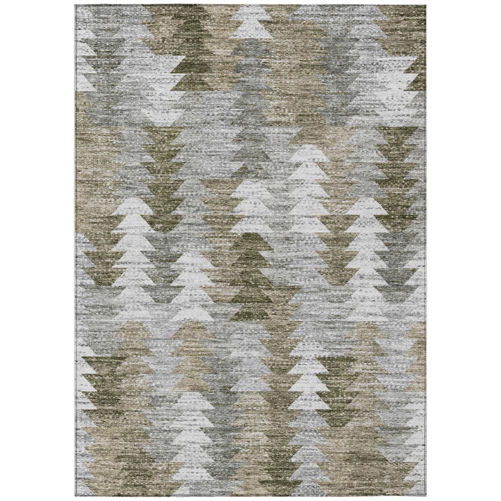 Chantille ACN632 Brown 5' x 7'6" Rug. Picture 1