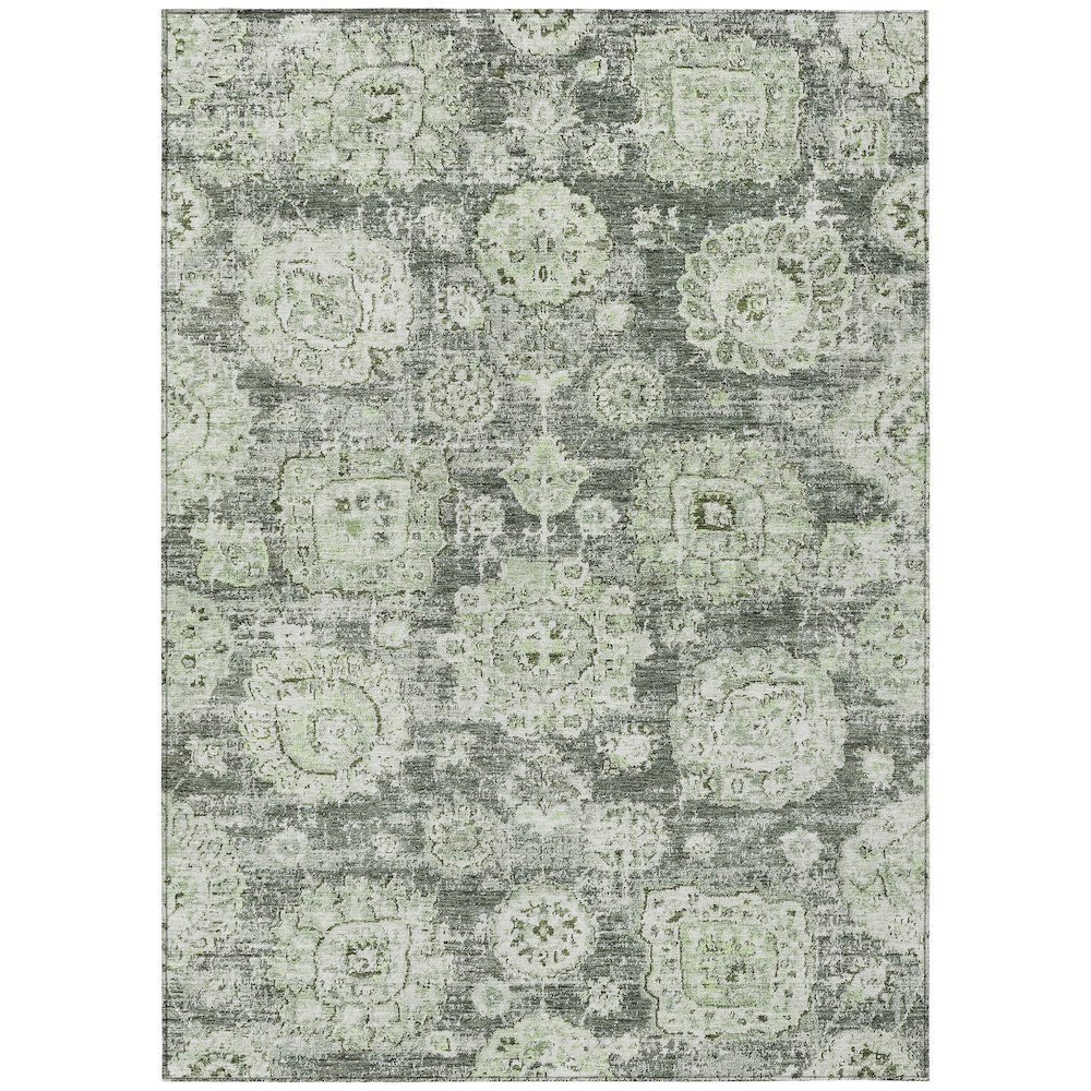 Chantille ACN634 Green 5' x 7'6" Rug. Picture 1