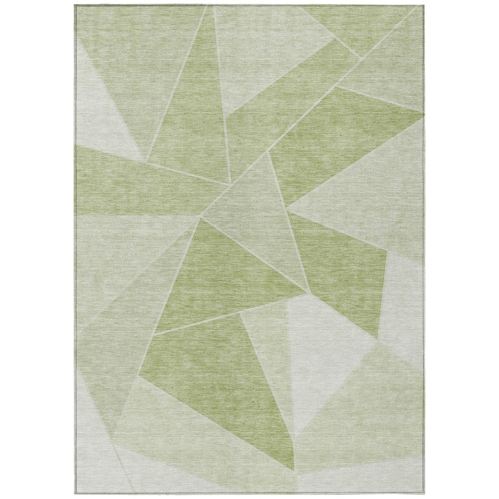 Chantille ACN636 Green 5' x 7'6" Rug. Picture 1