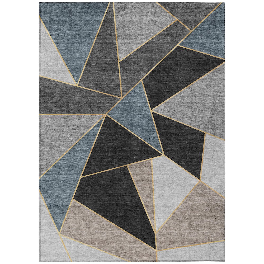 Chantille ACN636 Blue 5' x 7'6" Rug. Picture 1
