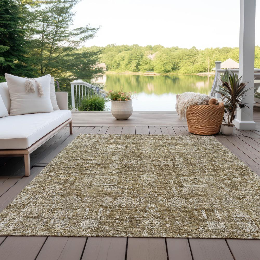 Chantille ACN637 Brown 3' x 5' Rug. Picture 8