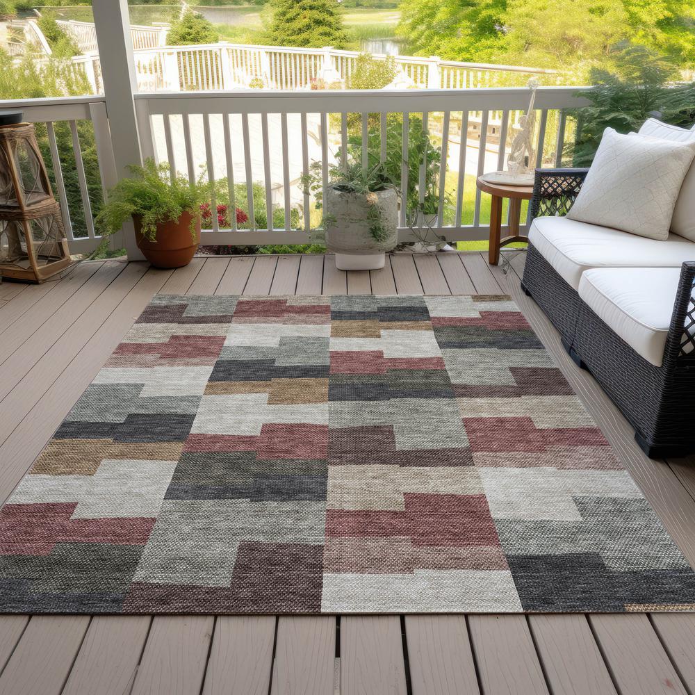 Chantille ACN659 Orange 5' x 7'6" Rug. Picture 8