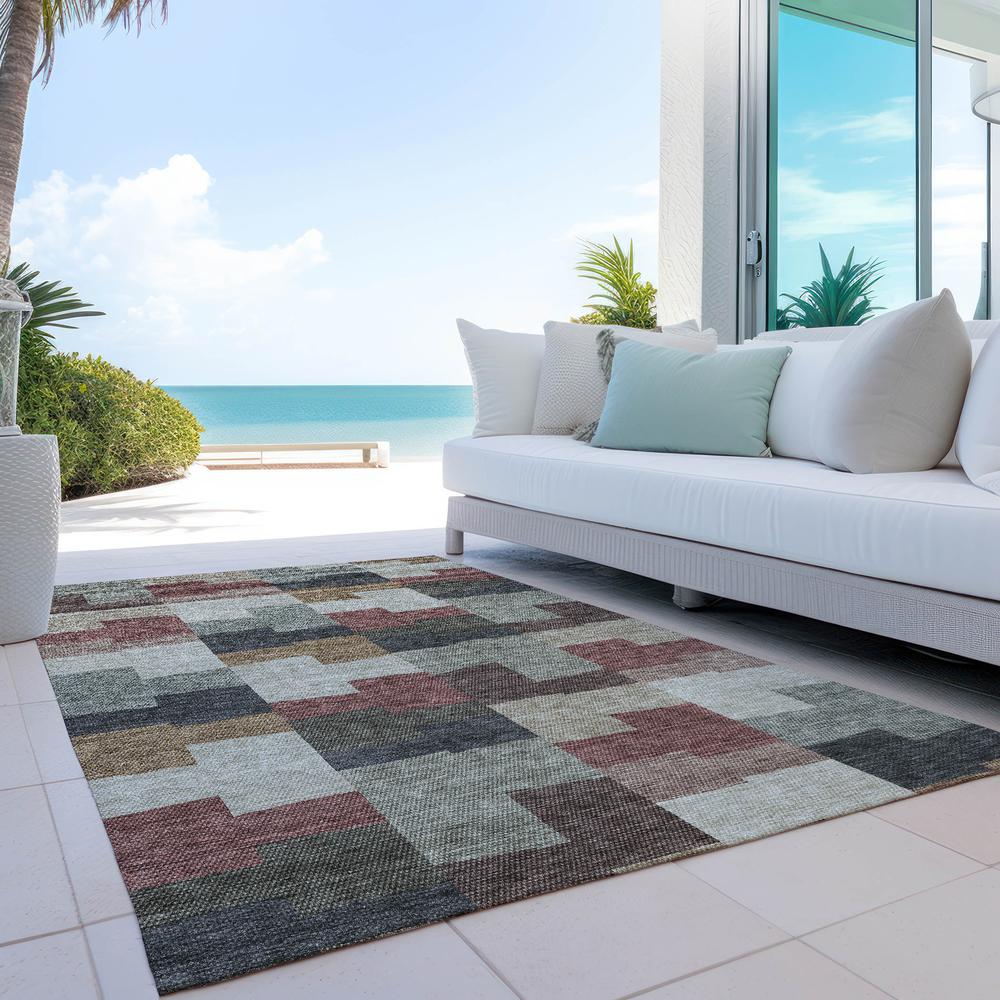 Chantille ACN659 Orange 5' x 7'6" Rug. Picture 9
