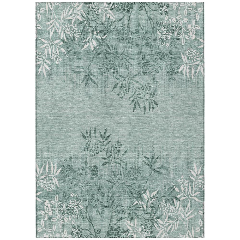 Chantille ACN673 Green 5' x 7'6" Rug. Picture 1