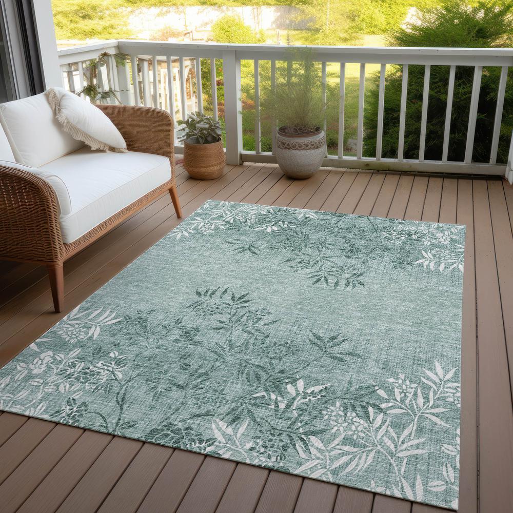 Chantille ACN673 Green 5' x 7'6" Rug. Picture 9
