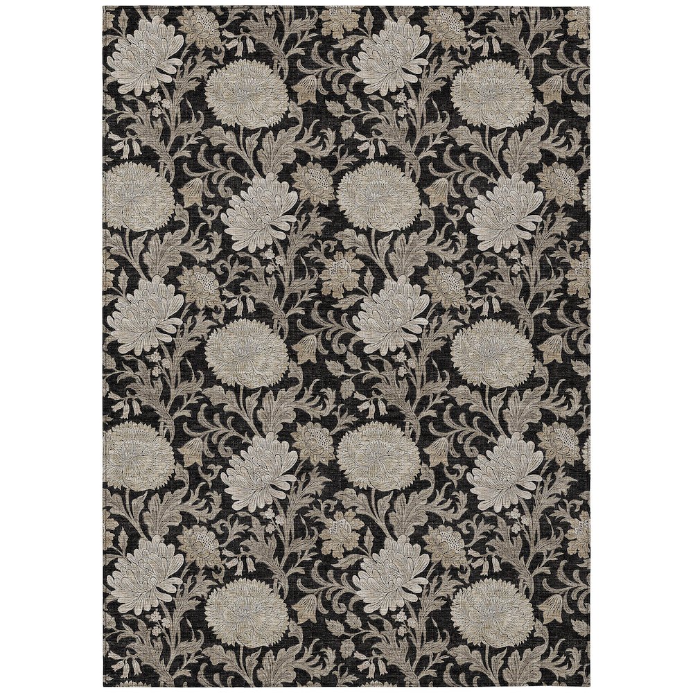 Chantille ACN677 Black 5' x 7'6" Rug. Picture 1