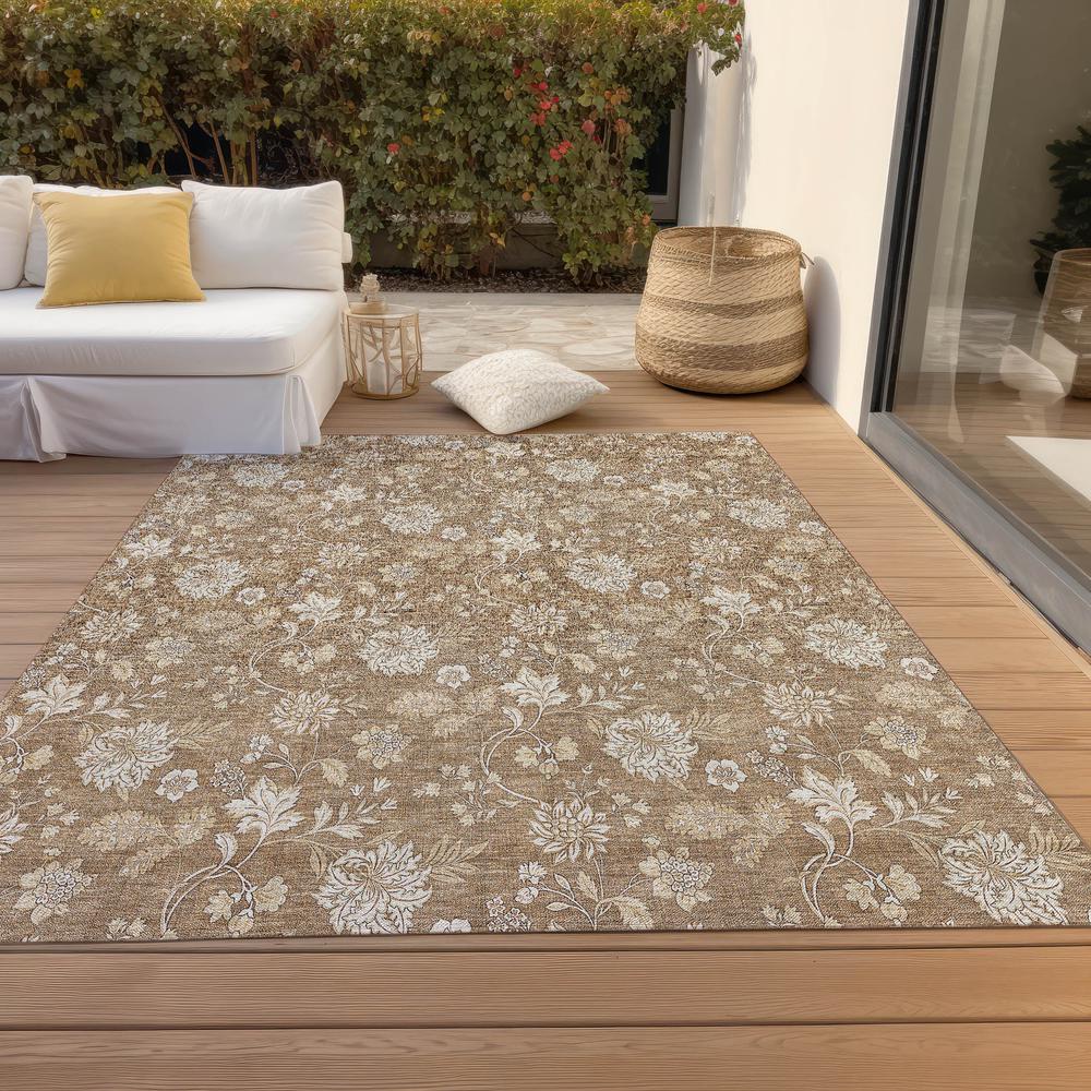 Chantille ACN681 Orange 5' x 7'6" Rug. Picture 8