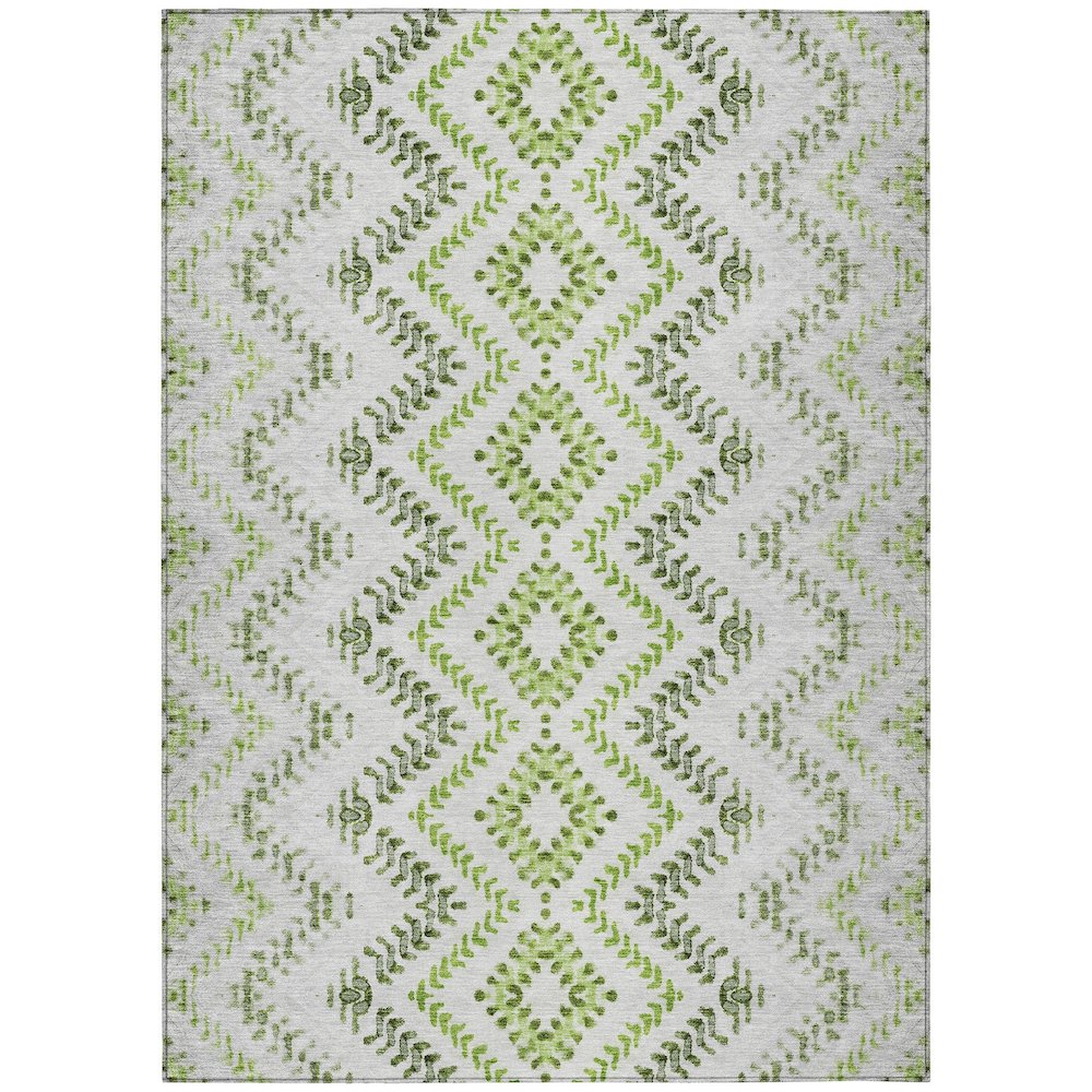 Chantille ACN684 Green 5' x 7'6" Rug. Picture 1