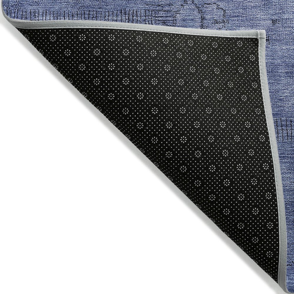 Chantille ACN685 Blue 2'6" x 3'10" Rug. Picture 2