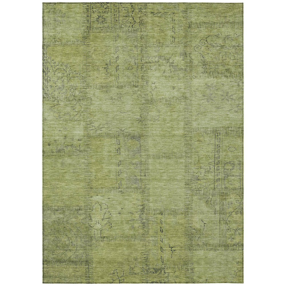 Chantille ACN685 Green 5' x 7'6" Rug. Picture 1