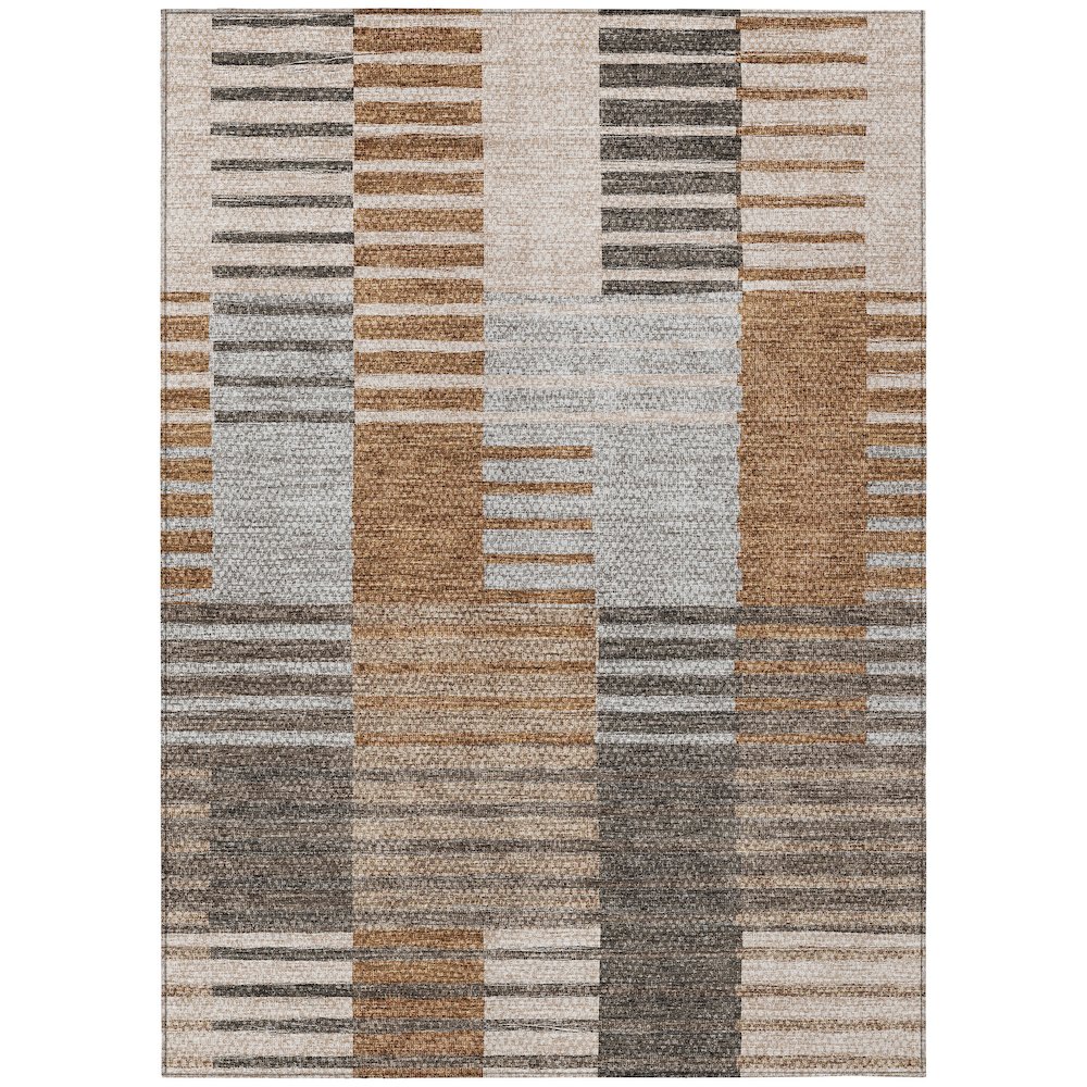 Chantille ACN687 Orange 5' x 7'6" Rug. Picture 1