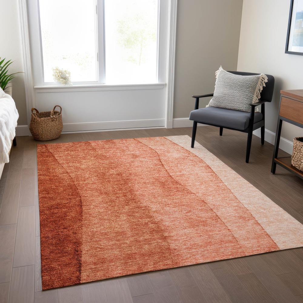 Chantille ACN690 Orange 5' x 7'6" Rug. Picture 6