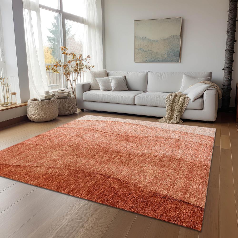Chantille ACN690 Orange 5' x 7'6" Rug. Picture 7