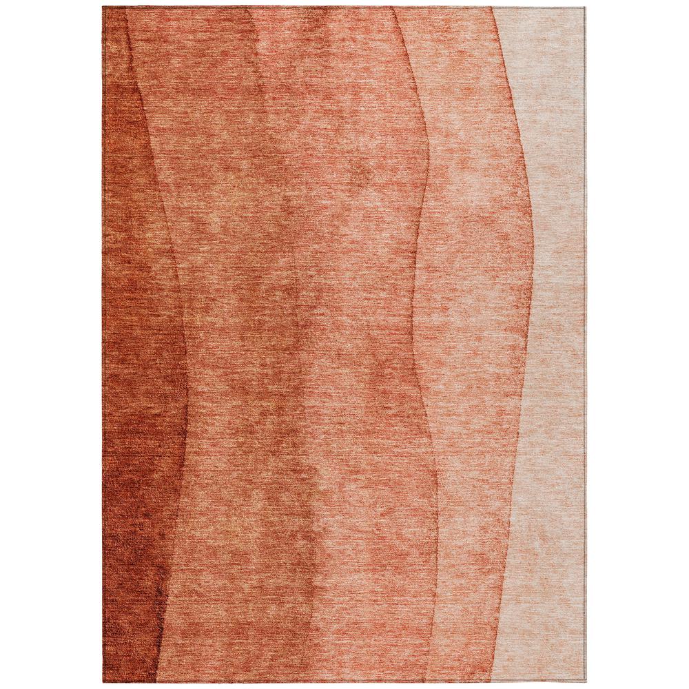 Chantille ACN690 Orange 5' x 7'6" Rug. Picture 1