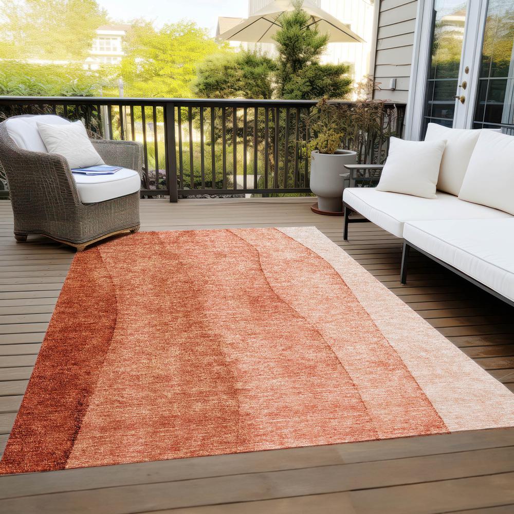 Chantille ACN690 Orange 5' x 7'6" Rug. Picture 9